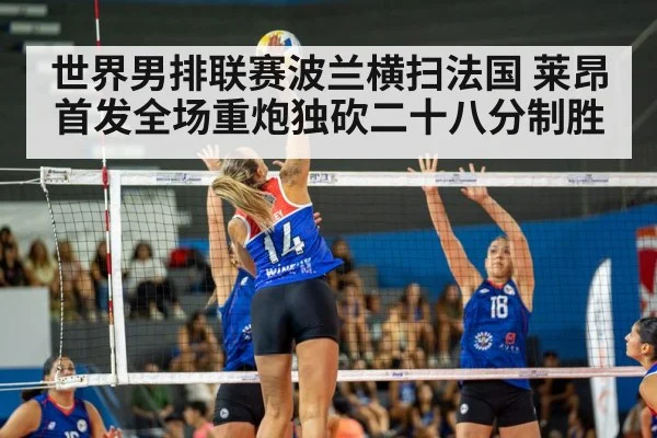 volleyball match action